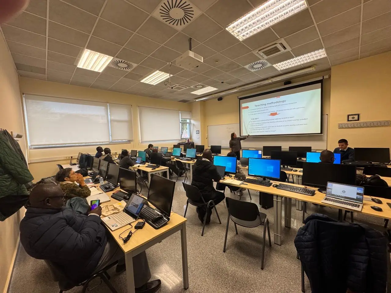 Training session at the Universitat Politècnica de València